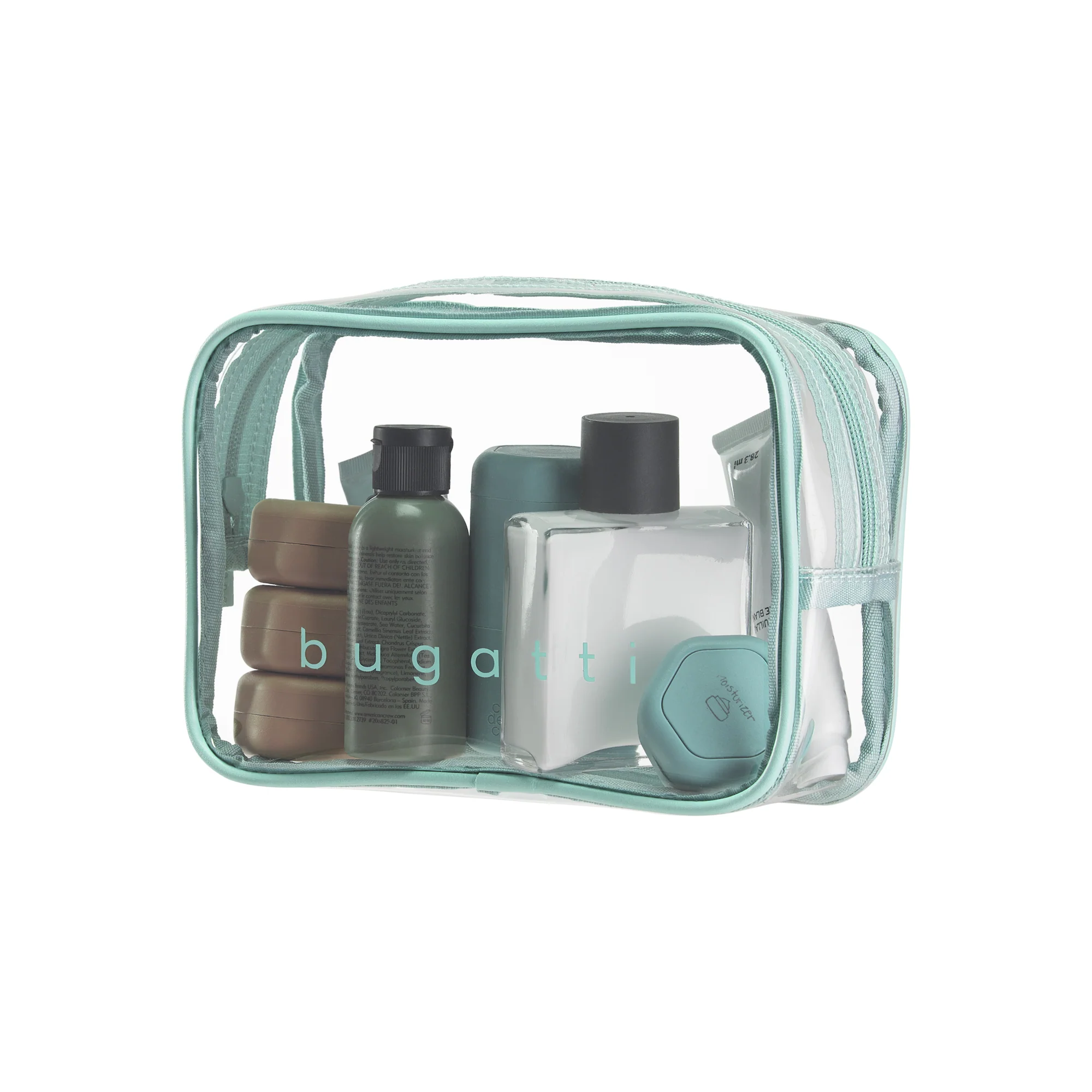 Bugatti Downtown Essentials Transparent Toiletry Bag - Image 4