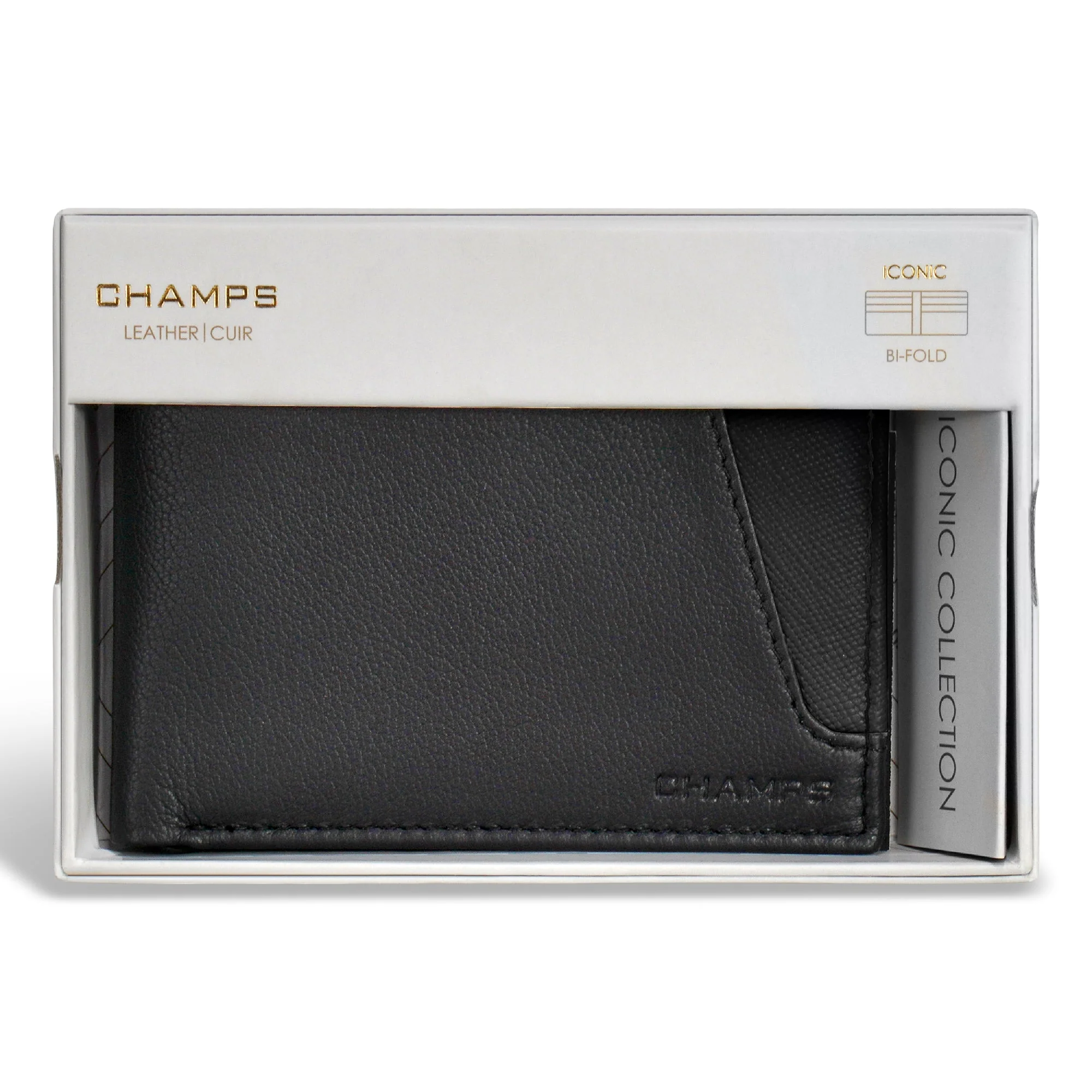 Champs Iconic Leather Bi-Fold Wallet - Image 5