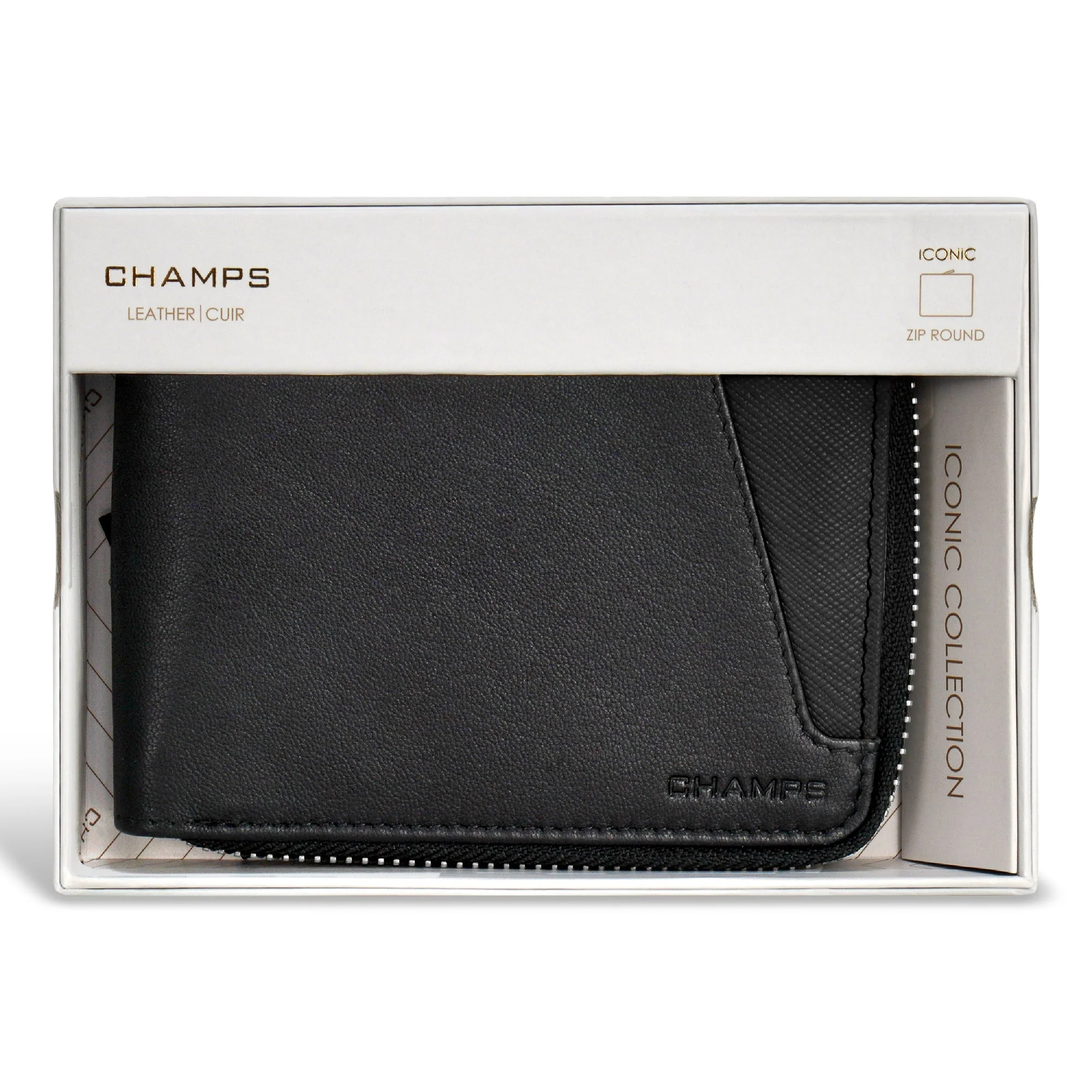 Champs Iconic Leather Zip Around Wallet - Image 6