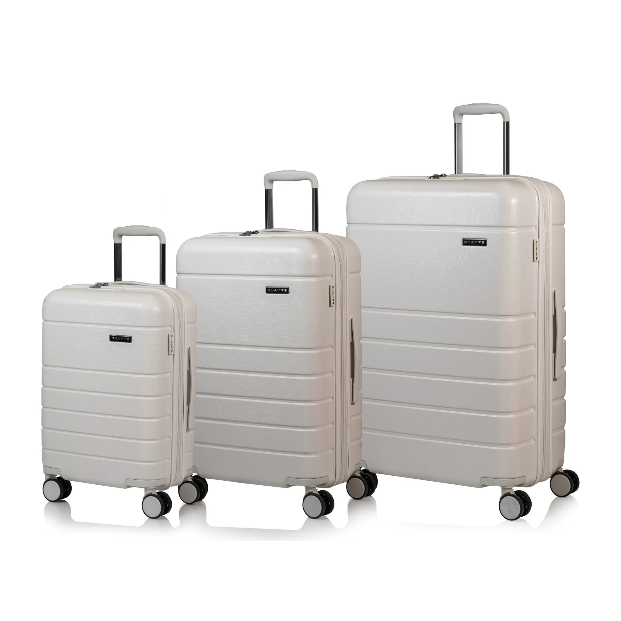 Champs Linen 3-Piece Luggage Set - Image 17