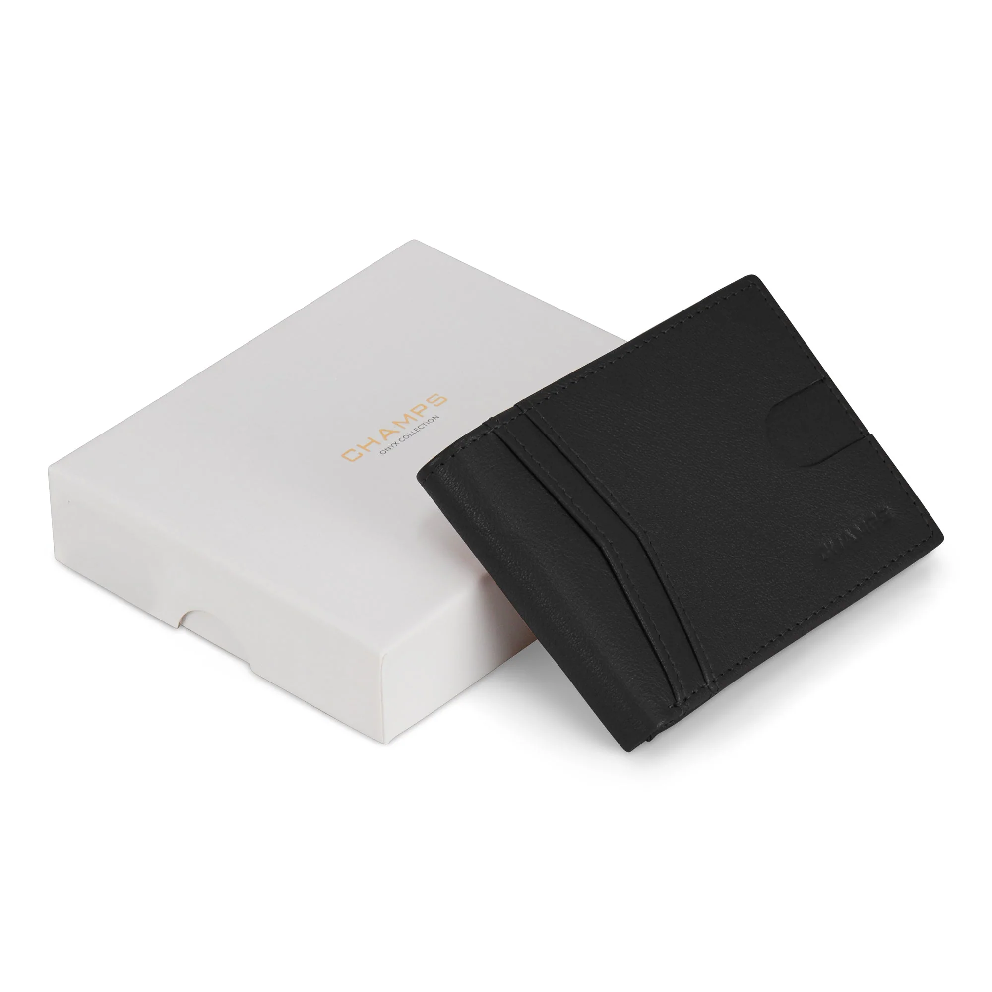 Champs Onyx Leather Access Center Wing Wallet - Image 5