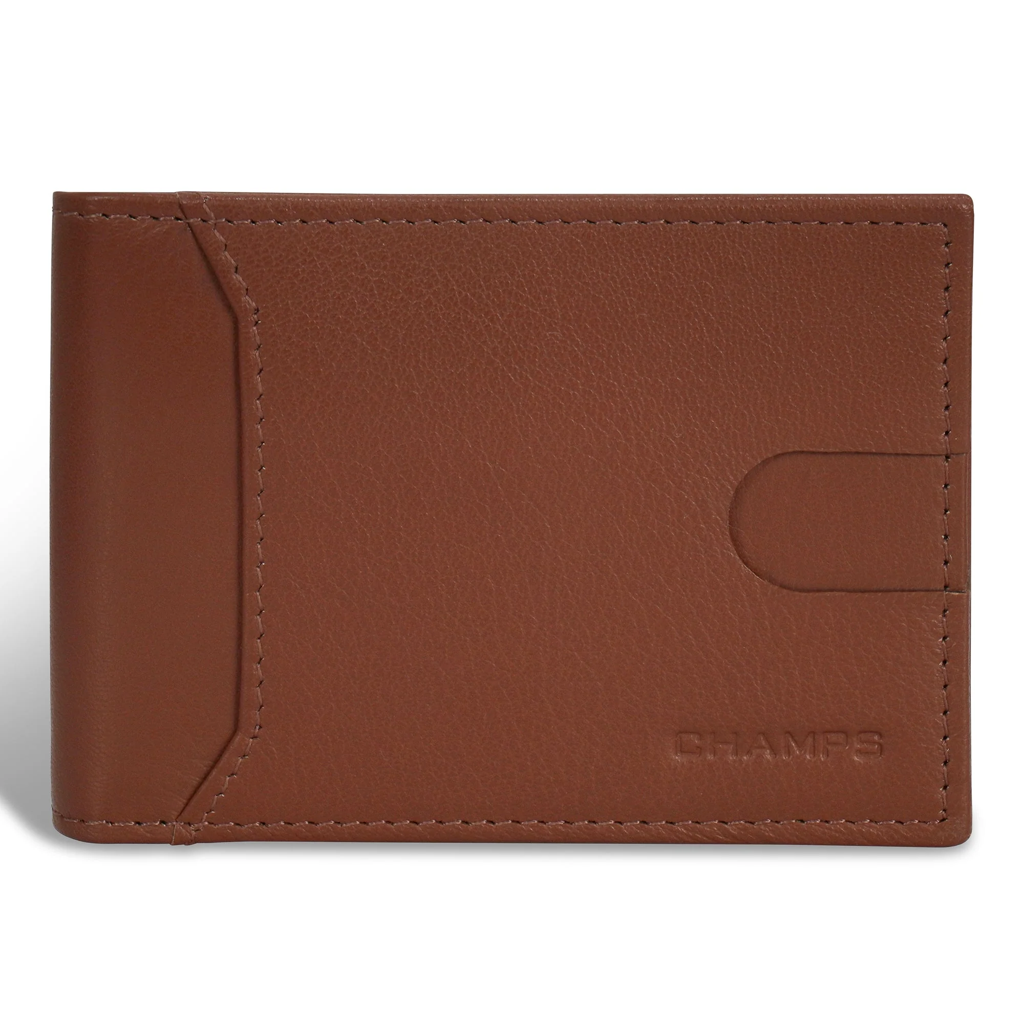 Champs Onyx Leather Bi-Fold Clip Wallet - Image 6