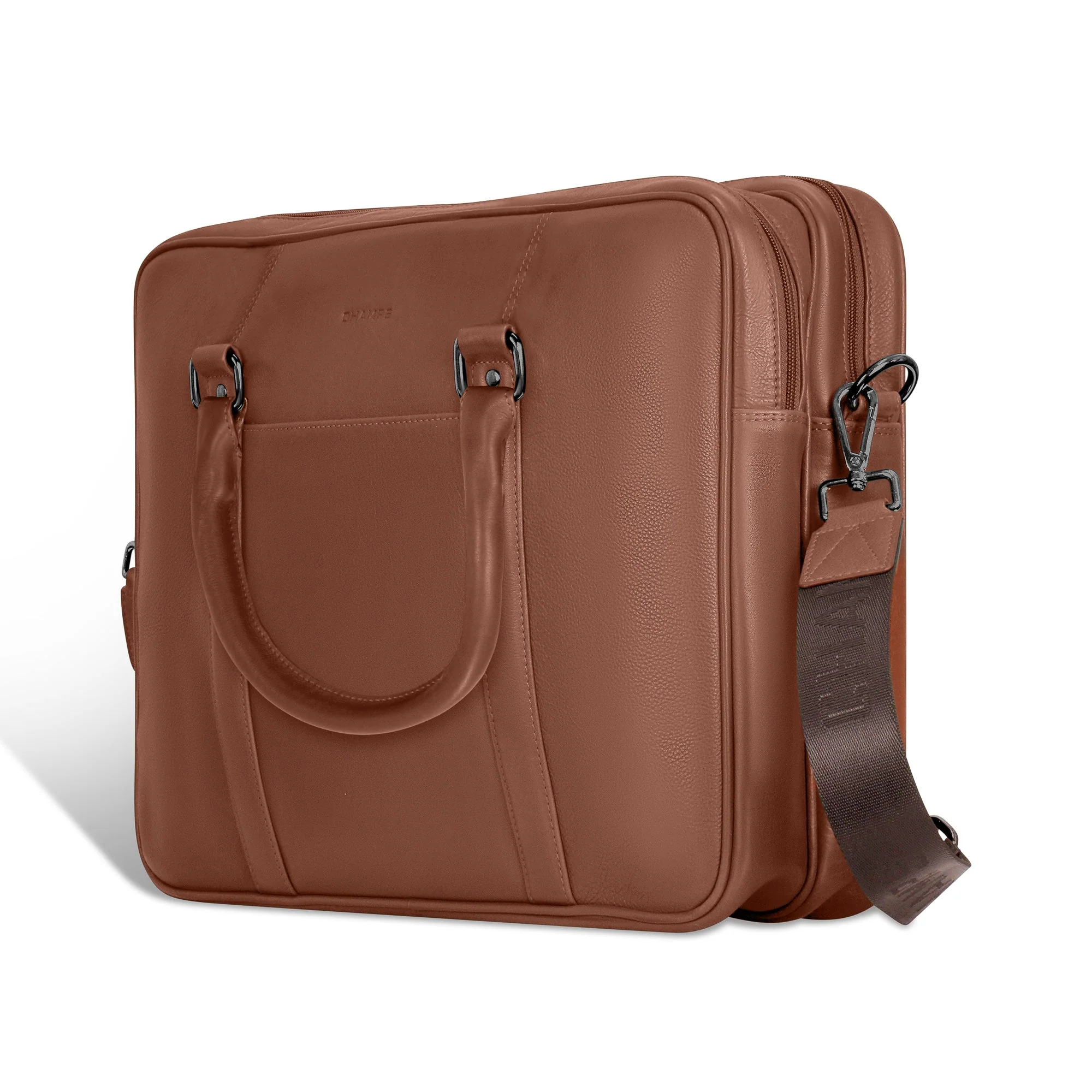 Champs Onyx Leather Briefcase - Image 10