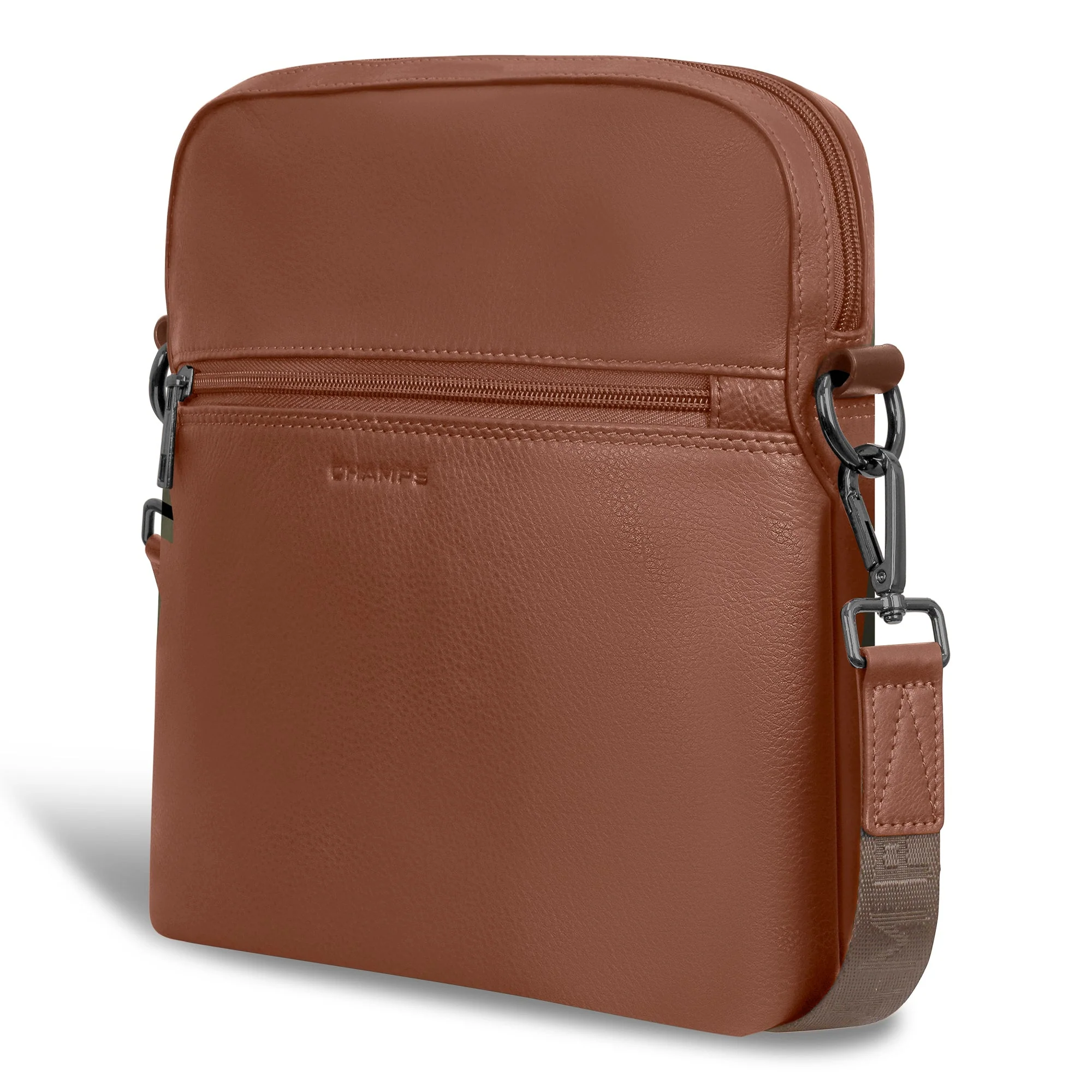 Champs Onyx Leather Cross-Body Bag - Image 10