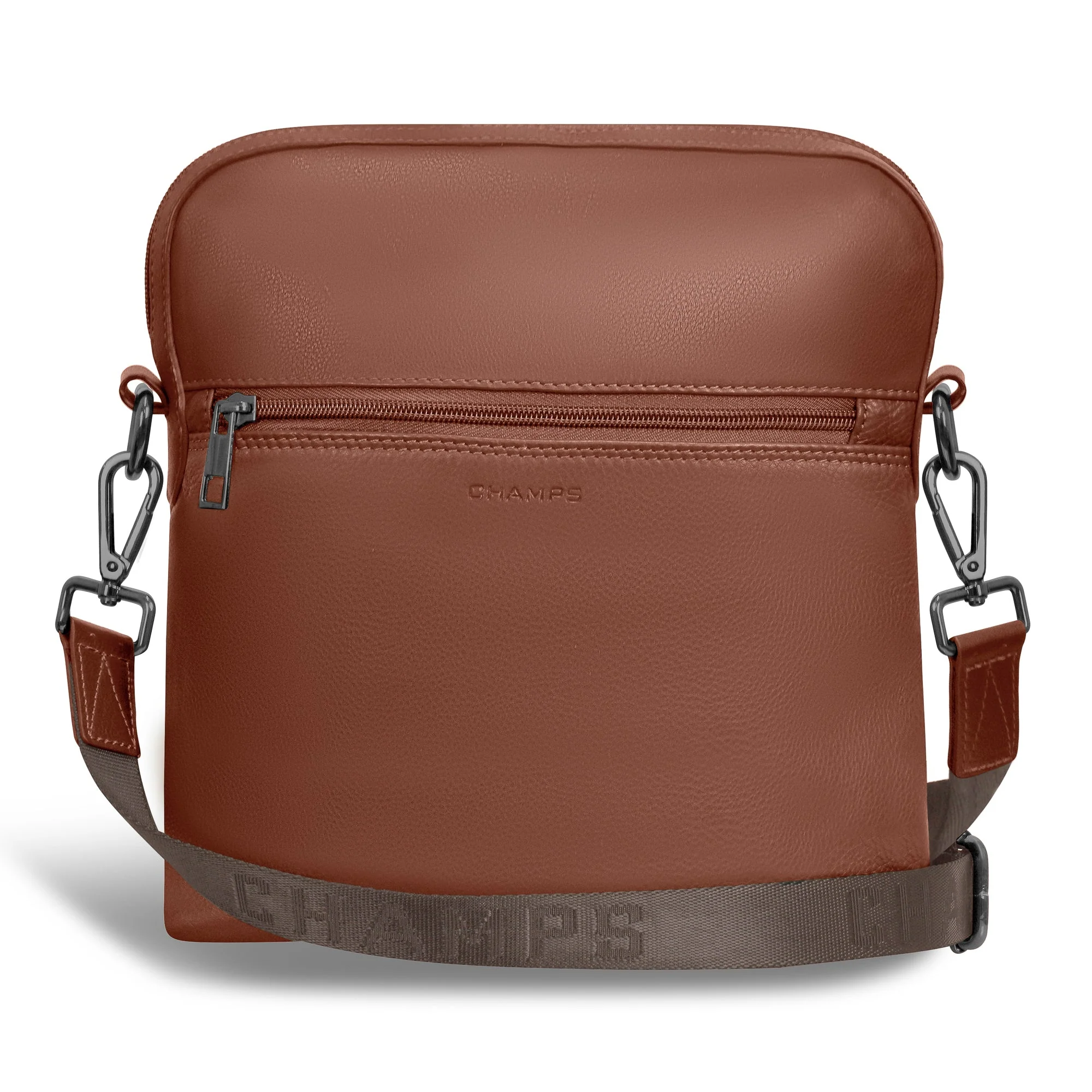 Champs Onyx Leather Cross-Body Bag - Image 7