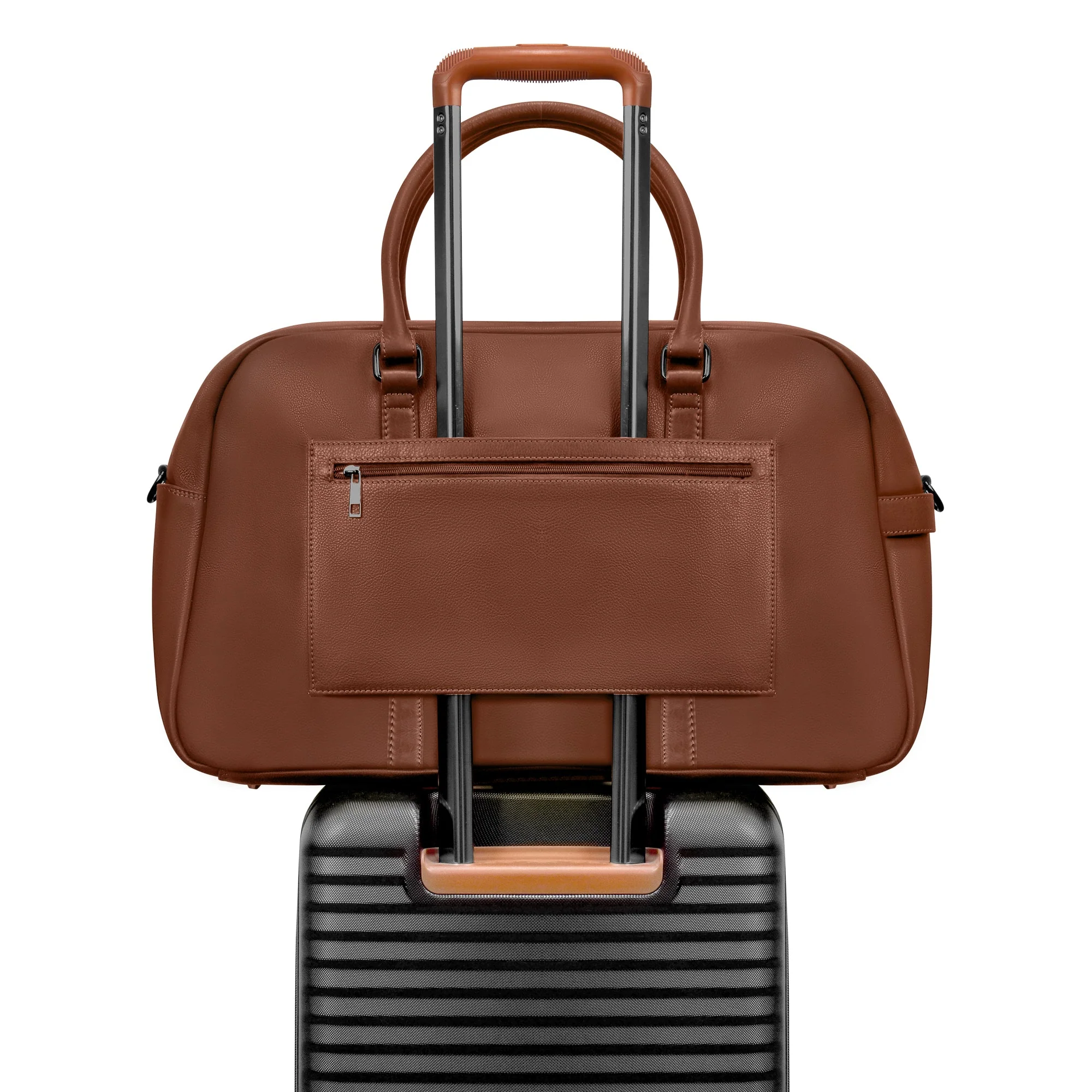 Champs Onyx Leather Duffle Bag - Image 17