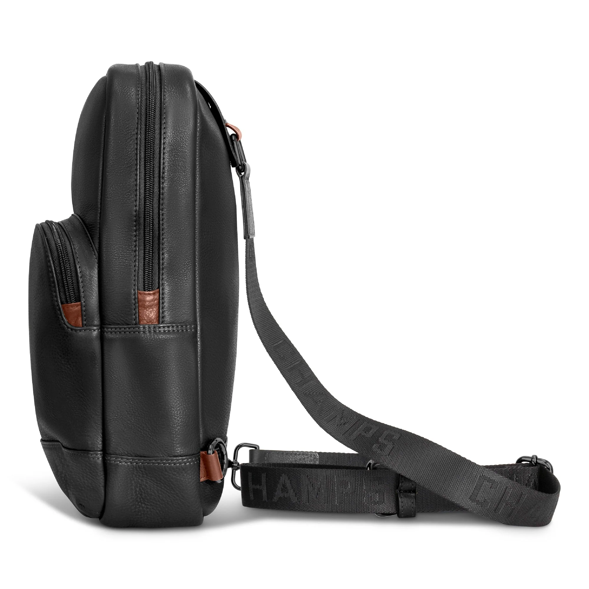 Champs Onyx Leather Sling Bag - Image 5
