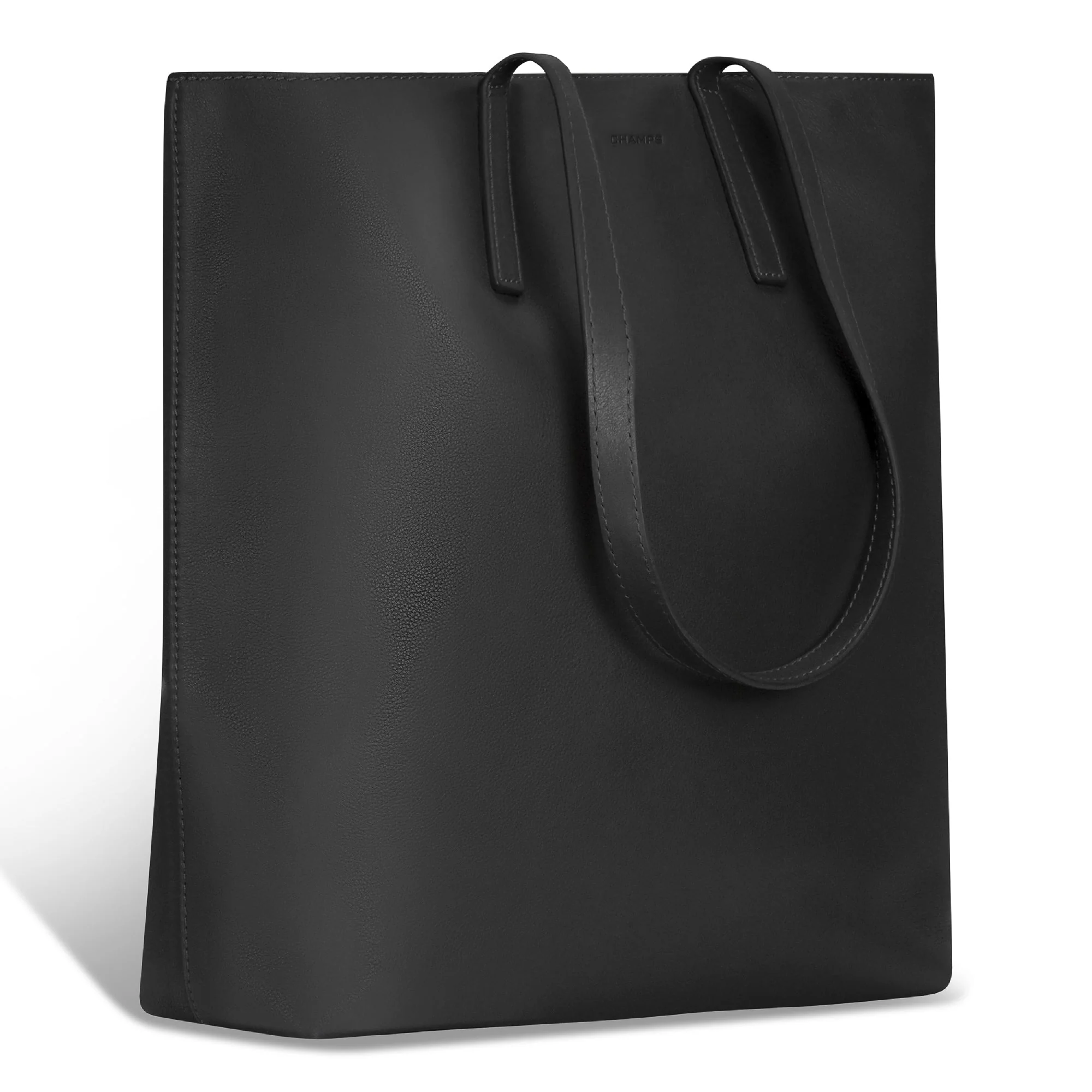 Champs Onyx Leather Vertical Tote - Image 3