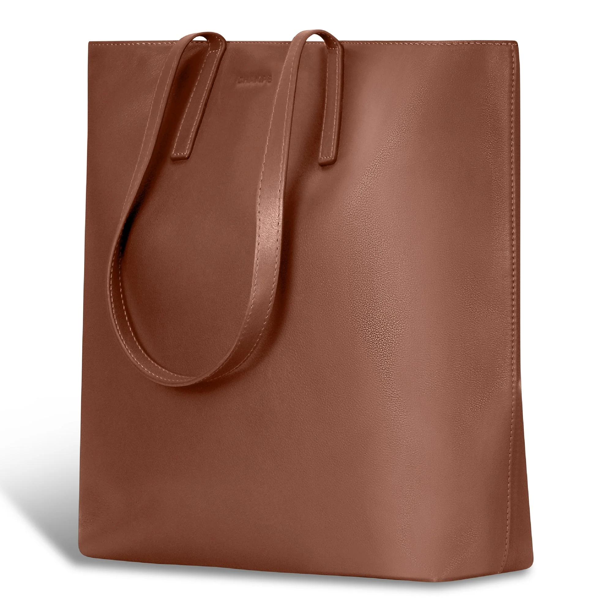Champs Onyx Leather Vertical Tote - Image 8