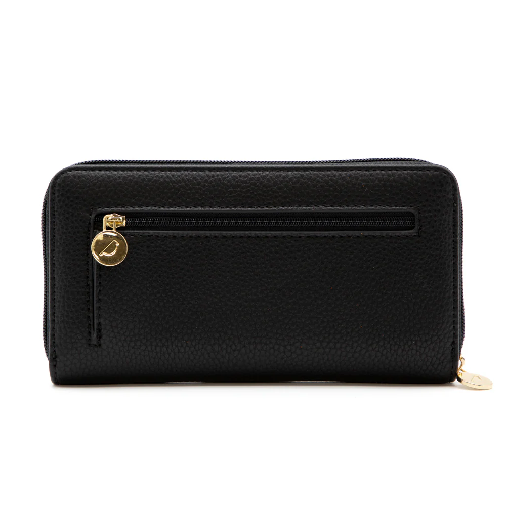 Riona Ivy Pebbled RFID Zip Around Wallet - Image 8