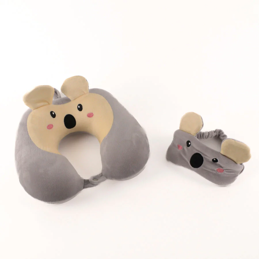 Tracker Youth Koala Neck Pillow/Mask Set - Image 4