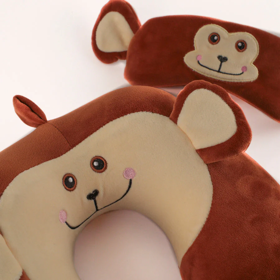 Tracker Youth Monkey Neck Pillow/Mask Set - Image 3